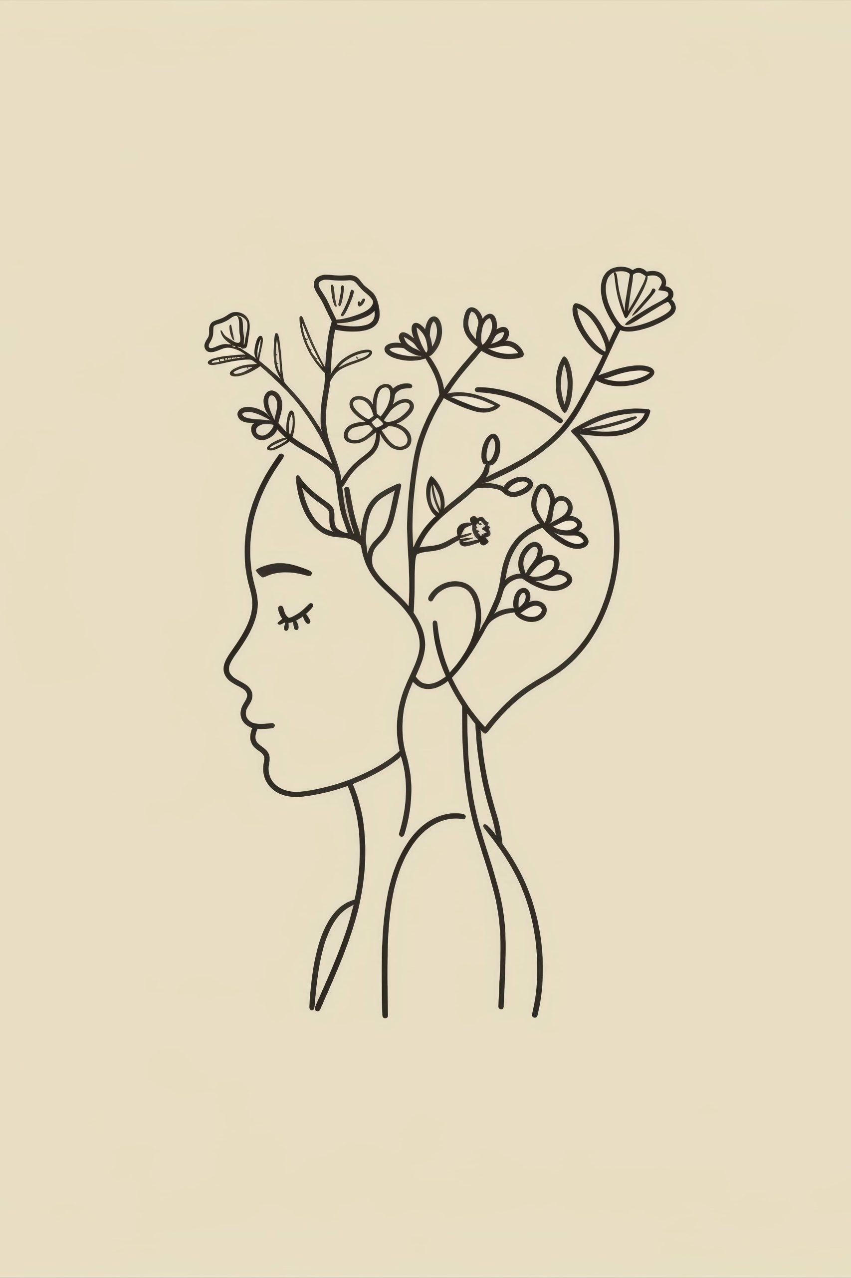 digital-art-style-mental-health-day-awareness-illustration